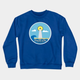 OCRACOKE LIGHTHOUSE WITH SUN Crewneck Sweatshirt